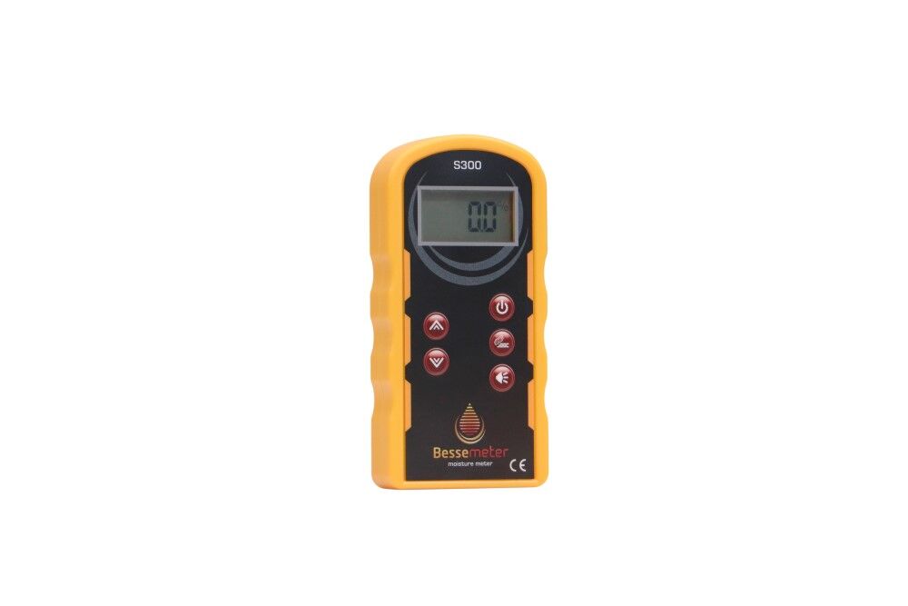 Angle View of Bessemeter S300 shallow scan pinless wood moisture meter